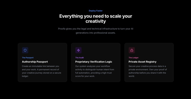 Proofa – screenshot 2