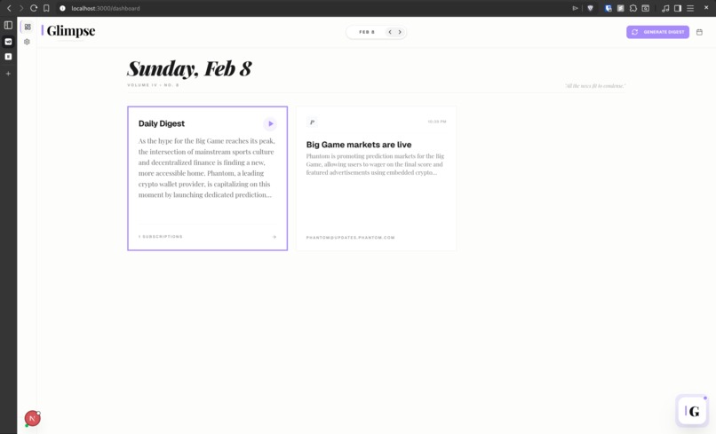 Glimpse – screenshot 5