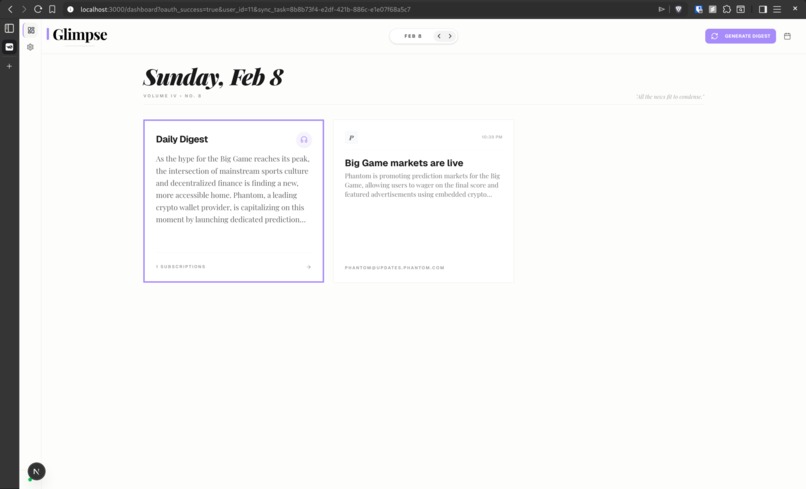 Glimpse – screenshot 3