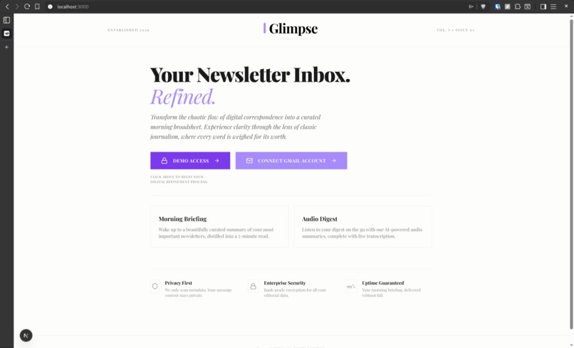 Glimpse – screenshot 2