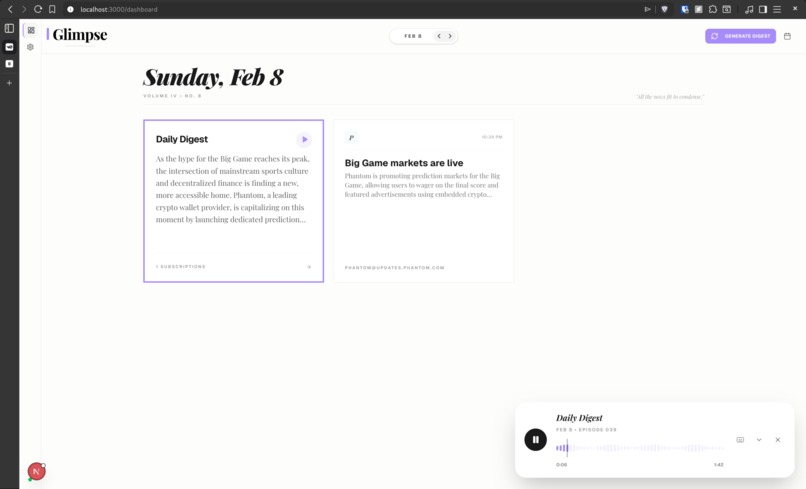 Glimpse – screenshot 4