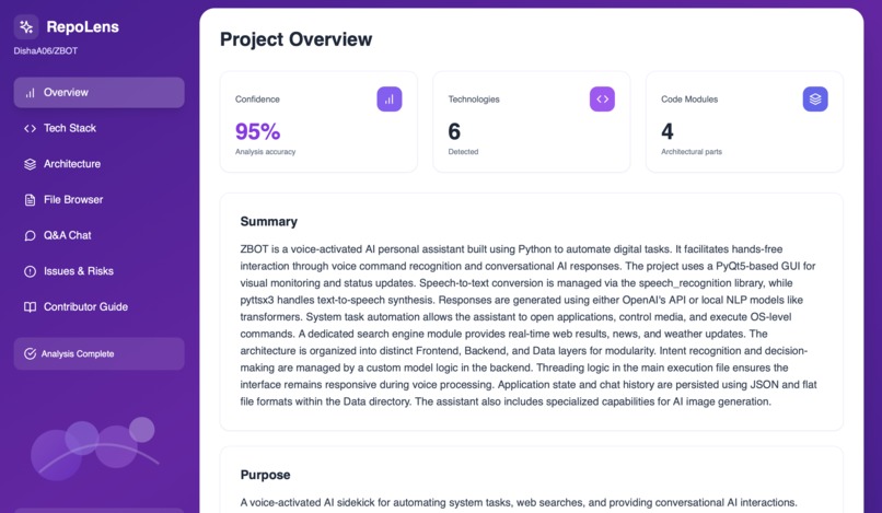 RepoLens – screenshot 1