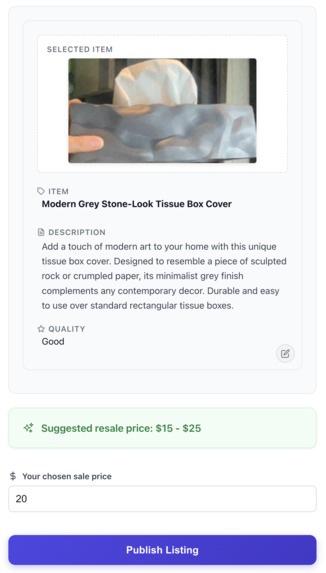 SellEasy.ai - sell your old stuff with Gemini AI! – screenshot 3