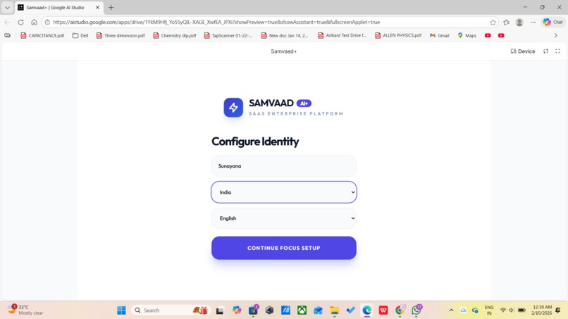 SamvaadAI+ – screenshot 1
