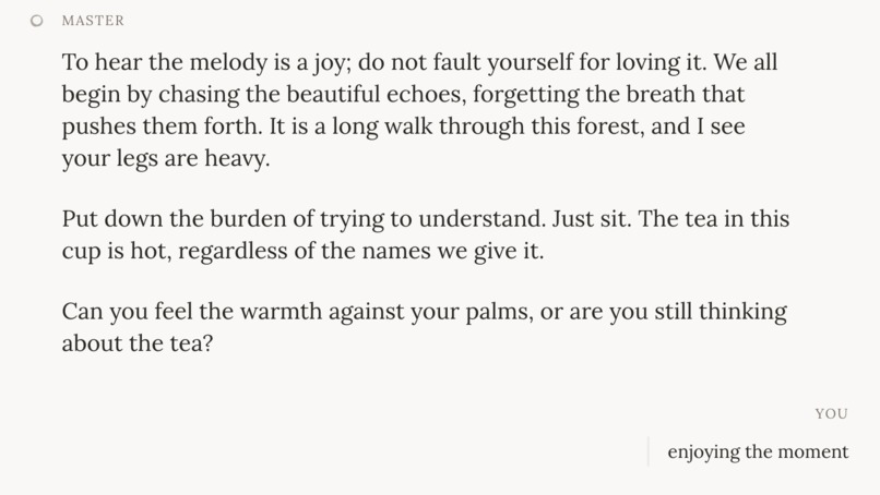 ZenDialog: Conversations with a Zen Master – screenshot 4