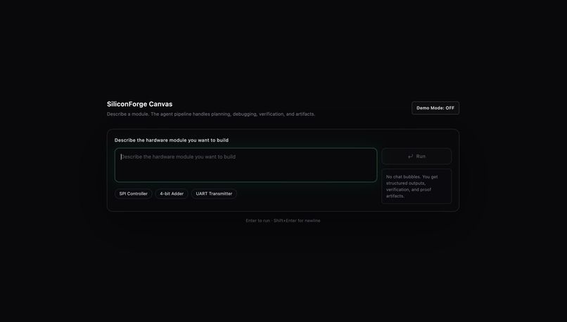 SiliconForge – screenshot 2