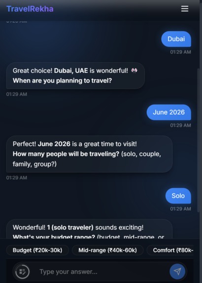 TravelRekha – screenshot 2