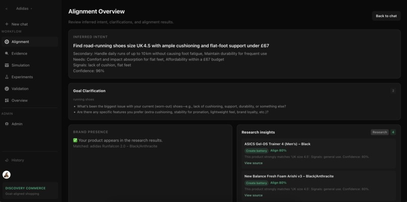 Intent Loop Commerce: LLM Discoverability Lab – screenshot 2