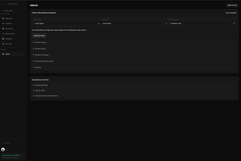 Intent Loop Commerce: LLM Discoverability Lab – screenshot 8