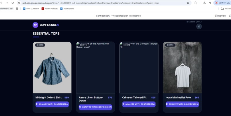 ConfidenceAI – Gemini 3 Visual Decision Engine – screenshot 3