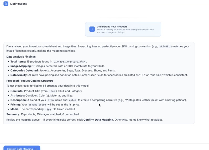 ListingAgent: Gemini makes a bulk AI listing creator – screenshot 2