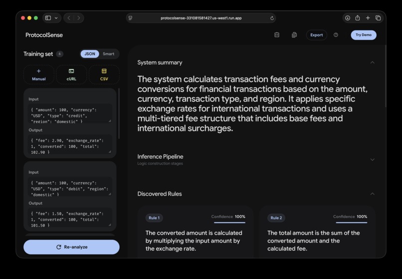 ProtocolSense – screenshot 3