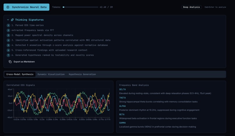 NeuroSync Explorer: Multimodal Neural Intelligence Platform – screenshot 4