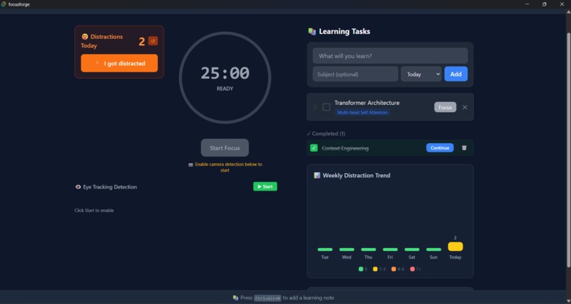 FocusForge - AI-Powered Learning Focus – screenshot 3