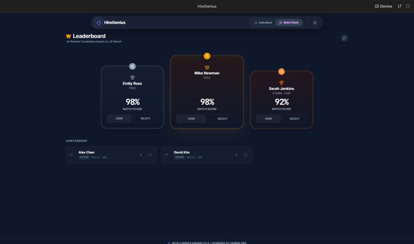 HireGenius - AI Talent Intelligence Platform – screenshot 3