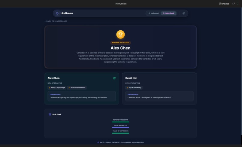 HireGenius - AI Talent Intelligence Platform – screenshot 4