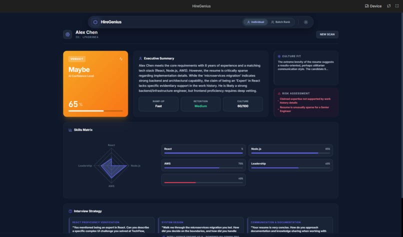 HireGenius - AI Talent Intelligence Platform – screenshot 5