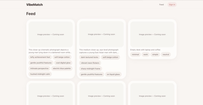 VibeMatch – screenshot 1