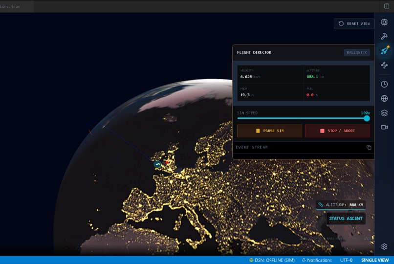 Sentinel-Gemini 3 API Neural Command Core Space Operations – screenshot 6