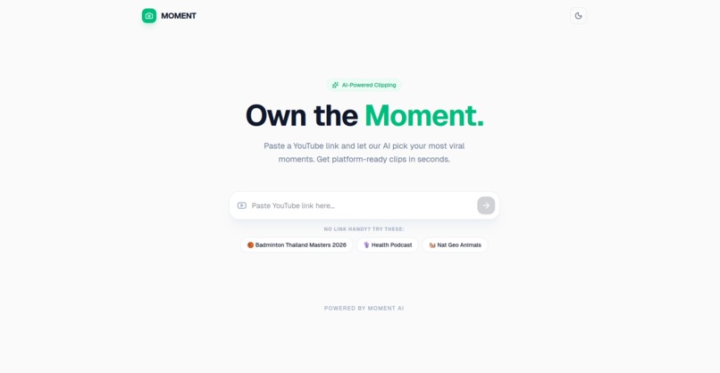 MOMENT AI – screenshot 2