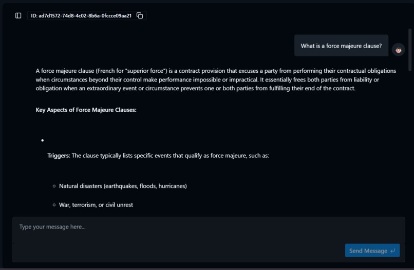 LegalMind – screenshot 2