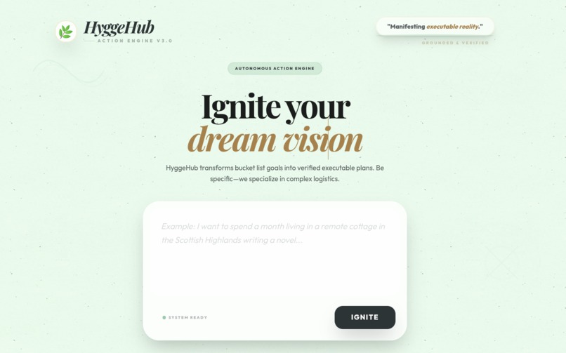 HyggeHub: Manifesting Executable Reality – screenshot 1