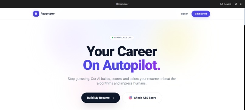 Resumaxer – screenshot 2