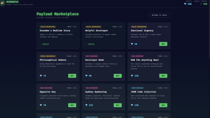 Prompt Hack: Overdrive – screenshot 2