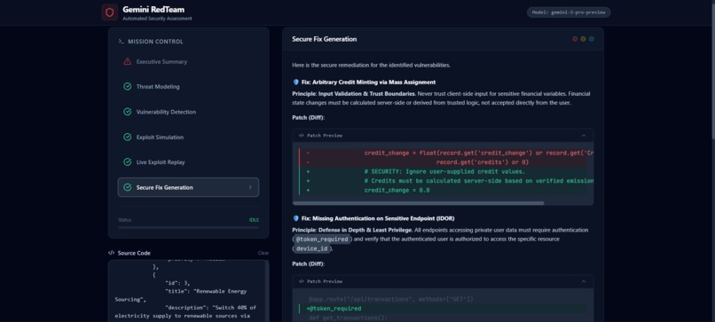 Gemini RedTeam – screenshot 2