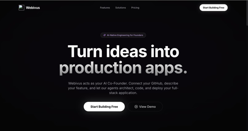 Webivus Code AI — Autonomous Website Maintenance Agent – screenshot 2