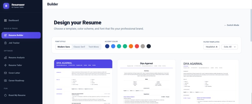 Resumaxer – screenshot 3