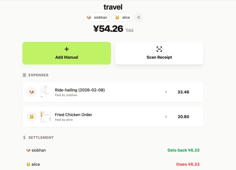 SnapSplit – screenshot 2