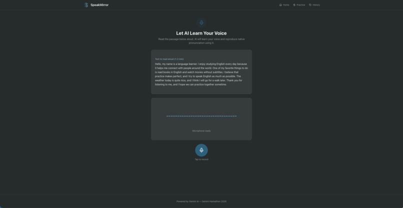 SpeakMirror – screenshot 1