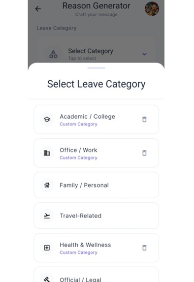 LeaveMate – screenshot 2