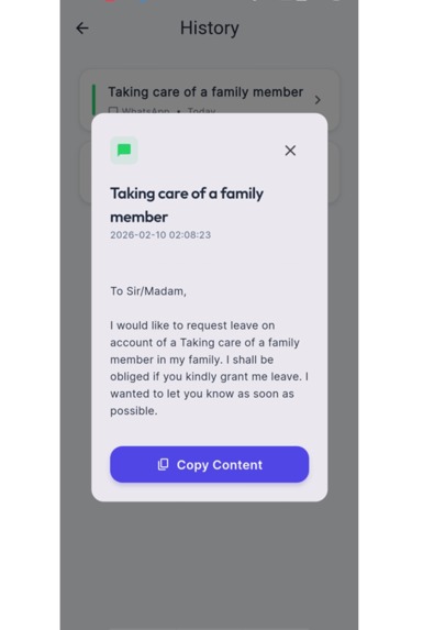 LeaveMate – screenshot 9