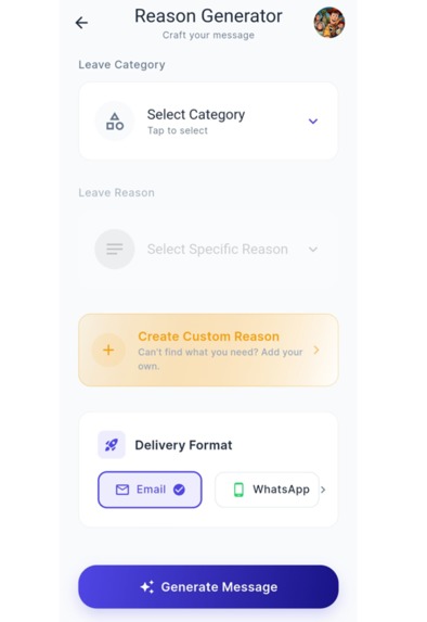 LeaveMate – screenshot 1