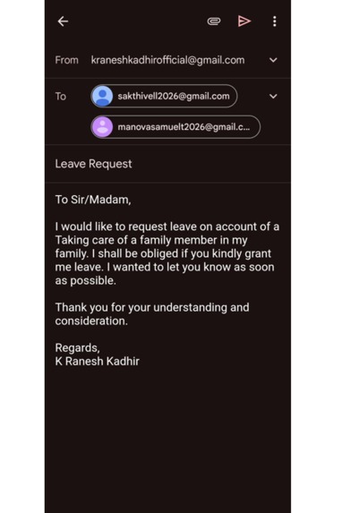 LeaveMate – screenshot 8