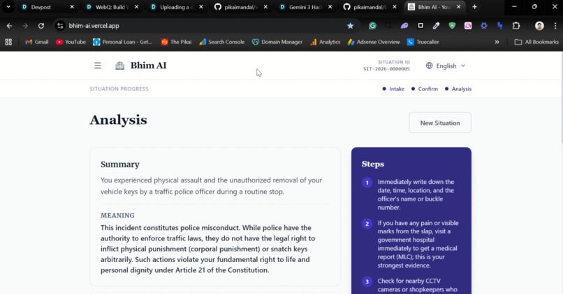 Bhim AI: Constitutional Rights Assistant – screenshot 1