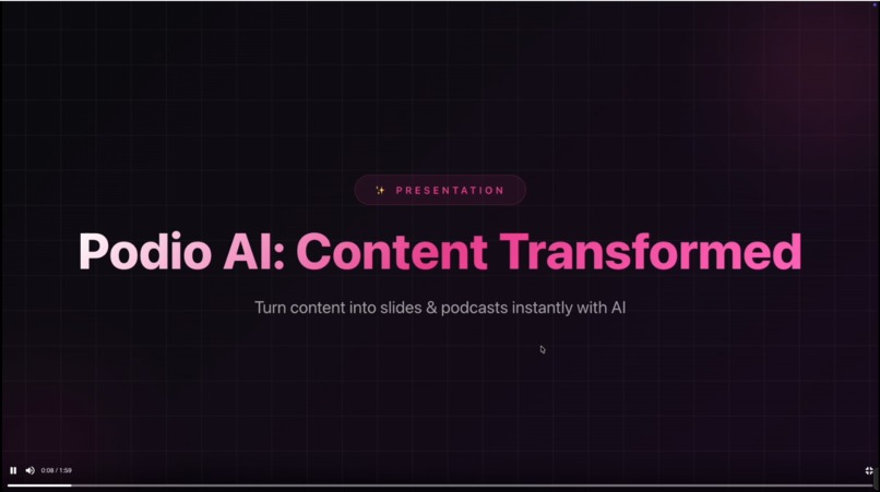 Podio AI – screenshot 1