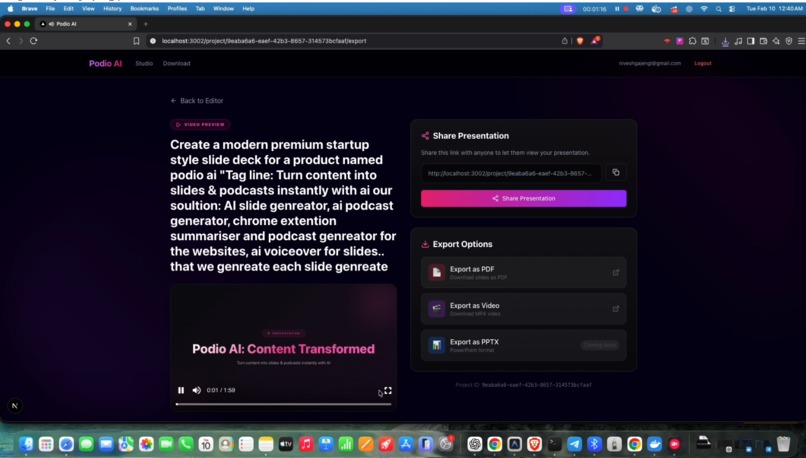 Podio AI – screenshot 4