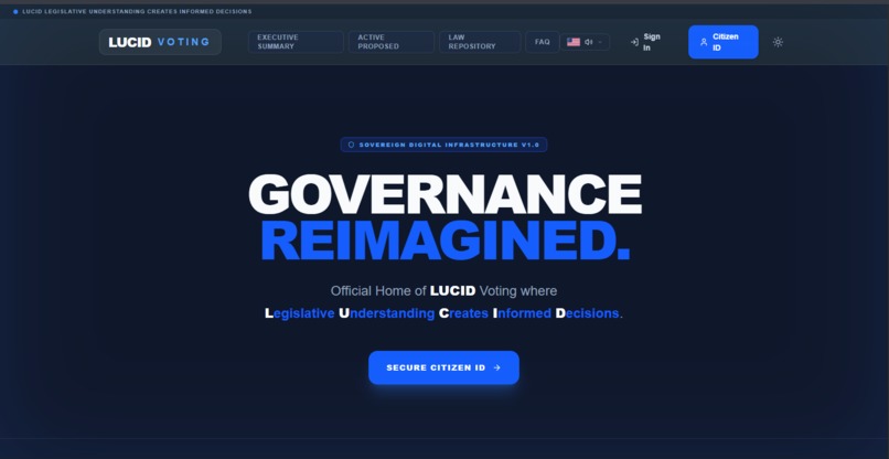 Lucid Voting Platform – screenshot 1