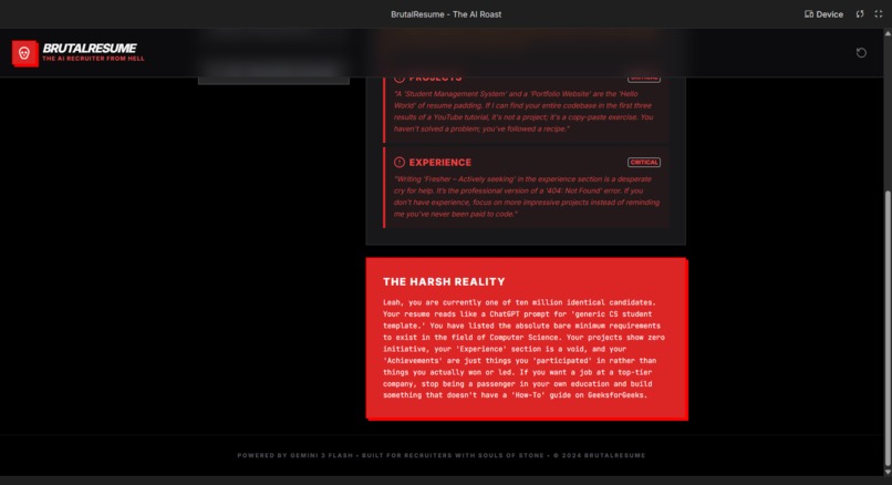BrutalResume – screenshot 5