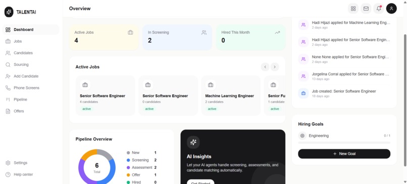 Talentic – screenshot 2