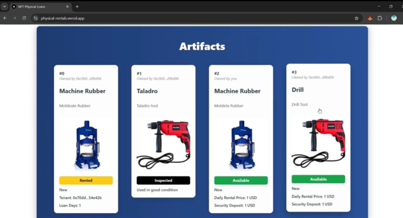 Physical Rentals – screenshot 1