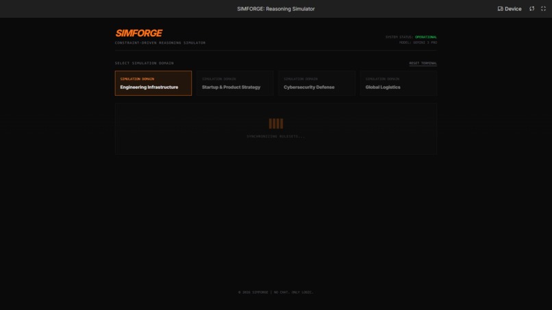 SIMFORGE – screenshot 2