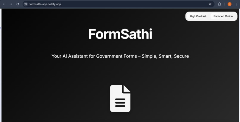 FormSathi – screenshot 1