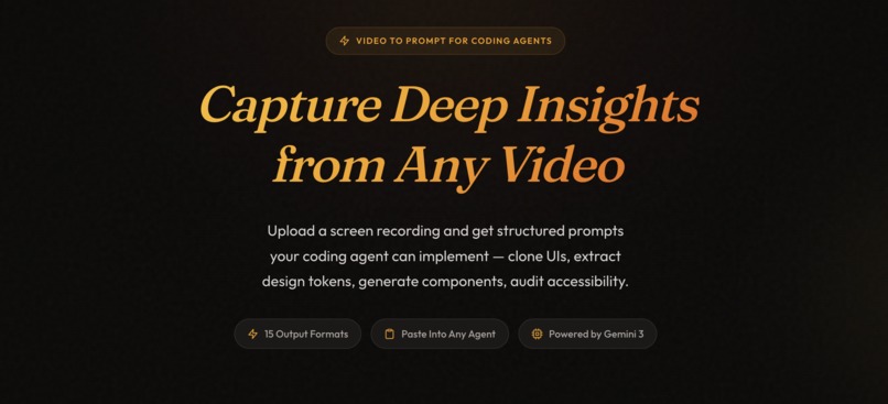 AnimSpec - Turn video insights into agent ready prompts – screenshot 2