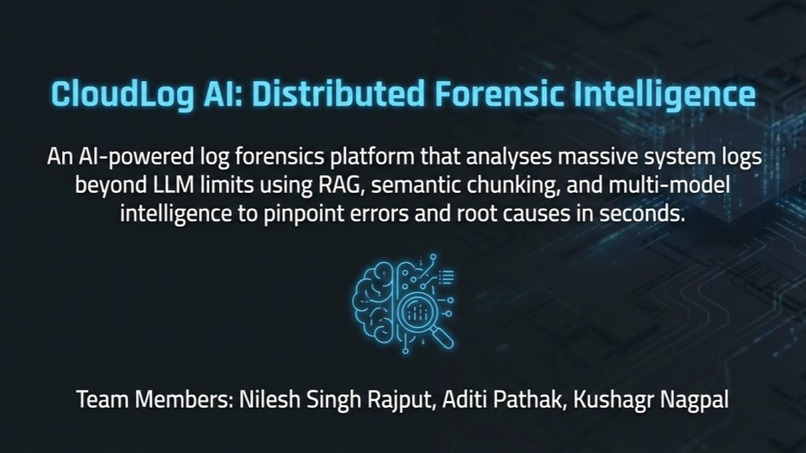 CloudLog AI: Distributed Forensic Intelligence – screenshot 1