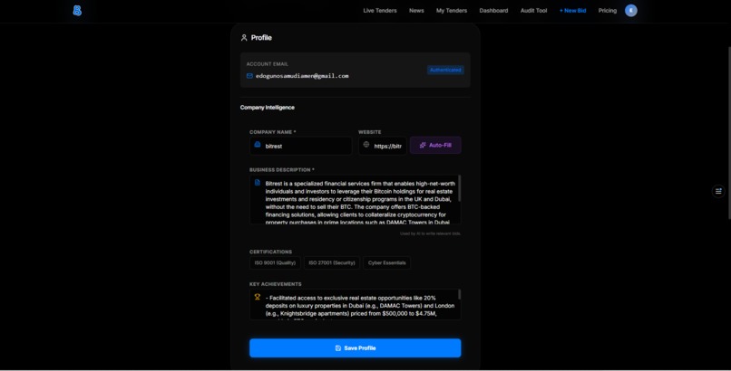 Bidswipe AI – screenshot 7