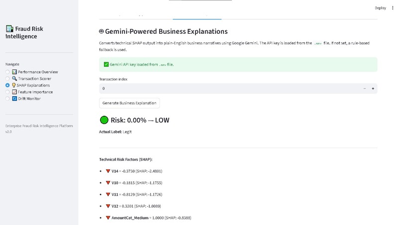 Fraud Transaction Detection System – screenshot 2